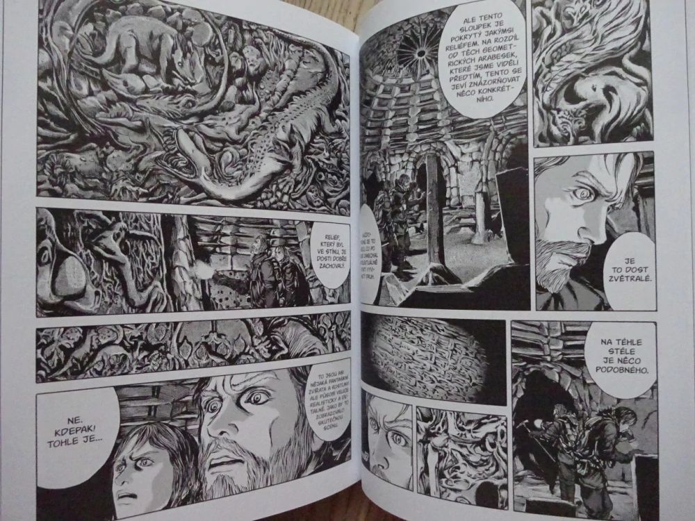 V HORÁCH ŠÍLENSTVÍ, KNIHA DRUHÁ, H. P. LOVERCRAFTA, MANGA KOMIKS, **an