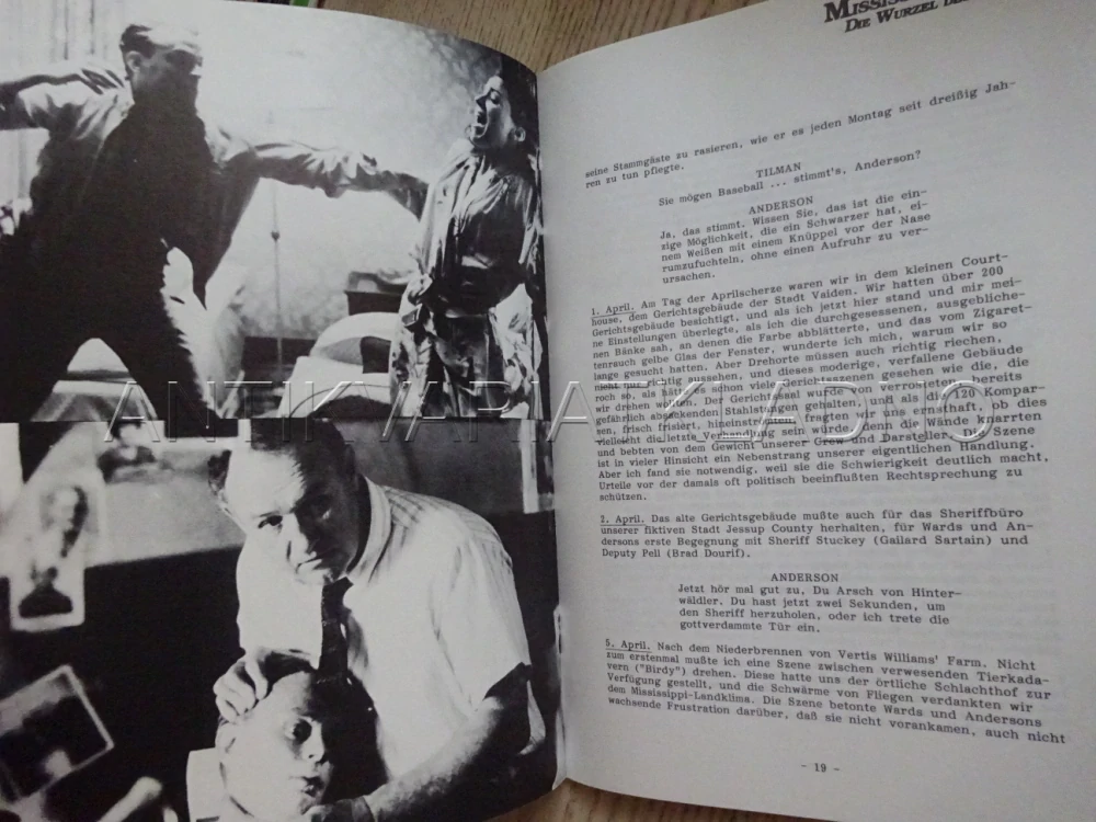 HOŘÍCÍ MISSISSIPPI, G. HACKMAN, NĚMECKY, PROGRAM