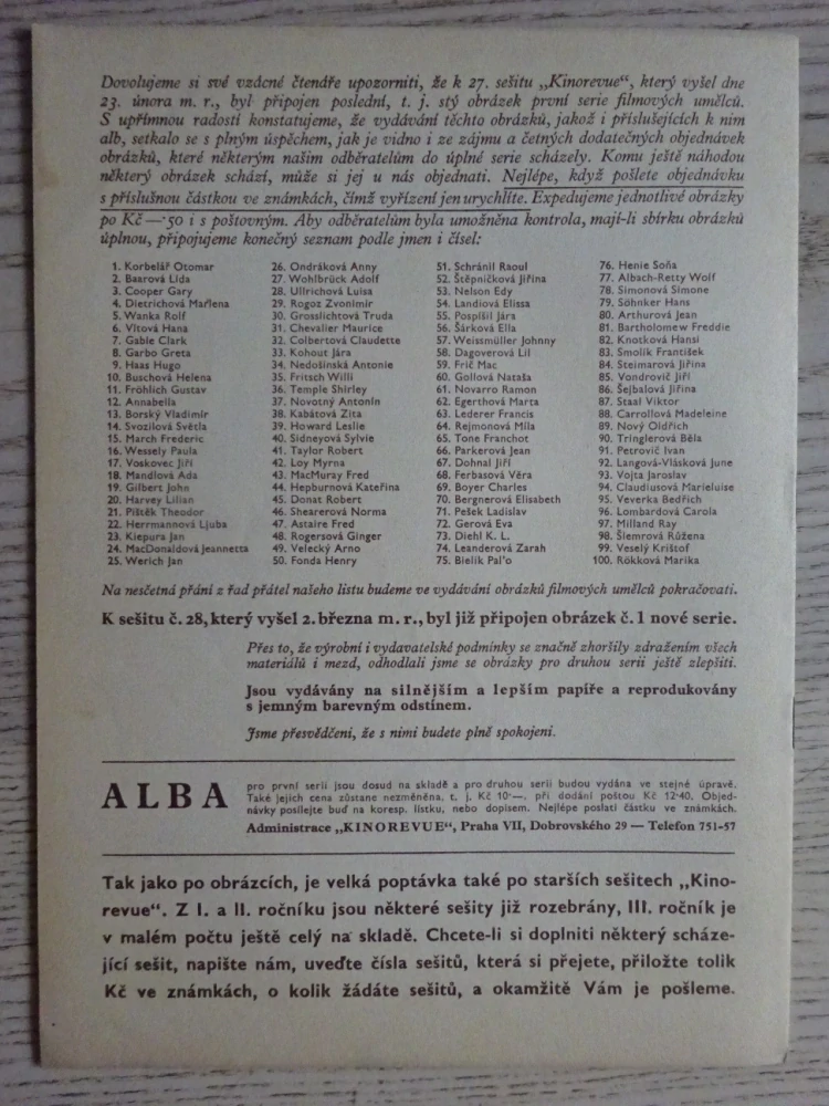 KINOREVUE, Č. 22, 1939, IRENE DUNNE