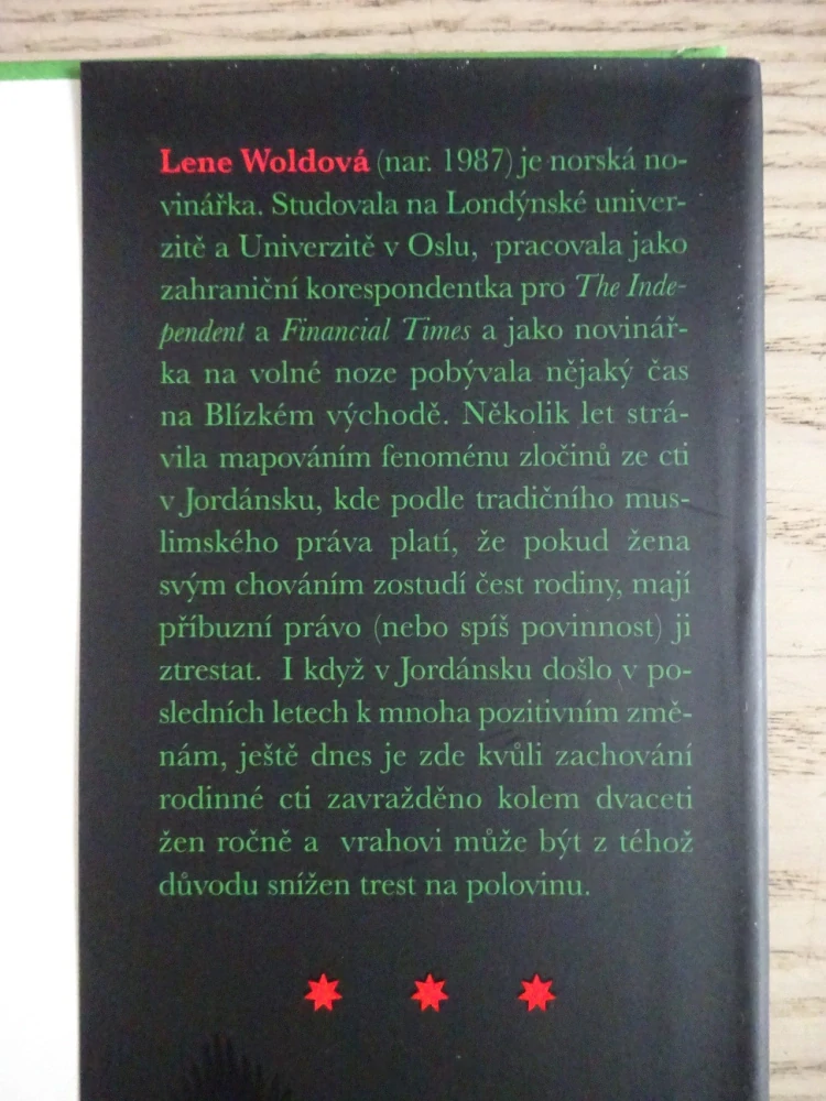 ZLOČINY BEZE CTI, LENE WOLDOVÁ, **an