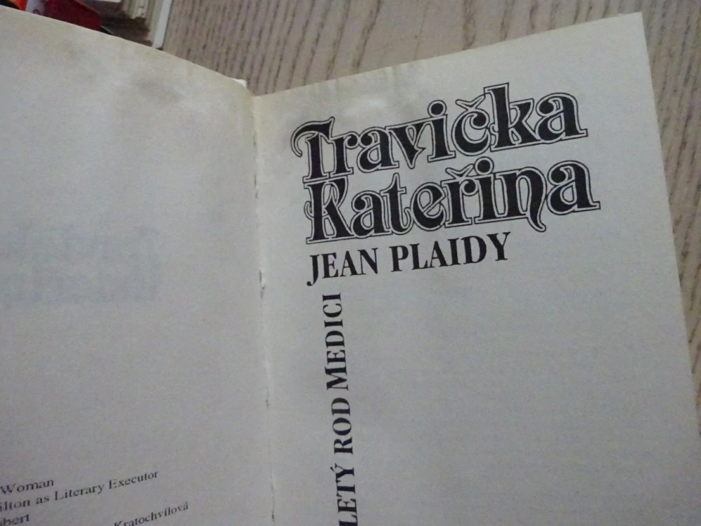 TRAVIČKA KATEŘINA, JEAN PLAIDY, **an