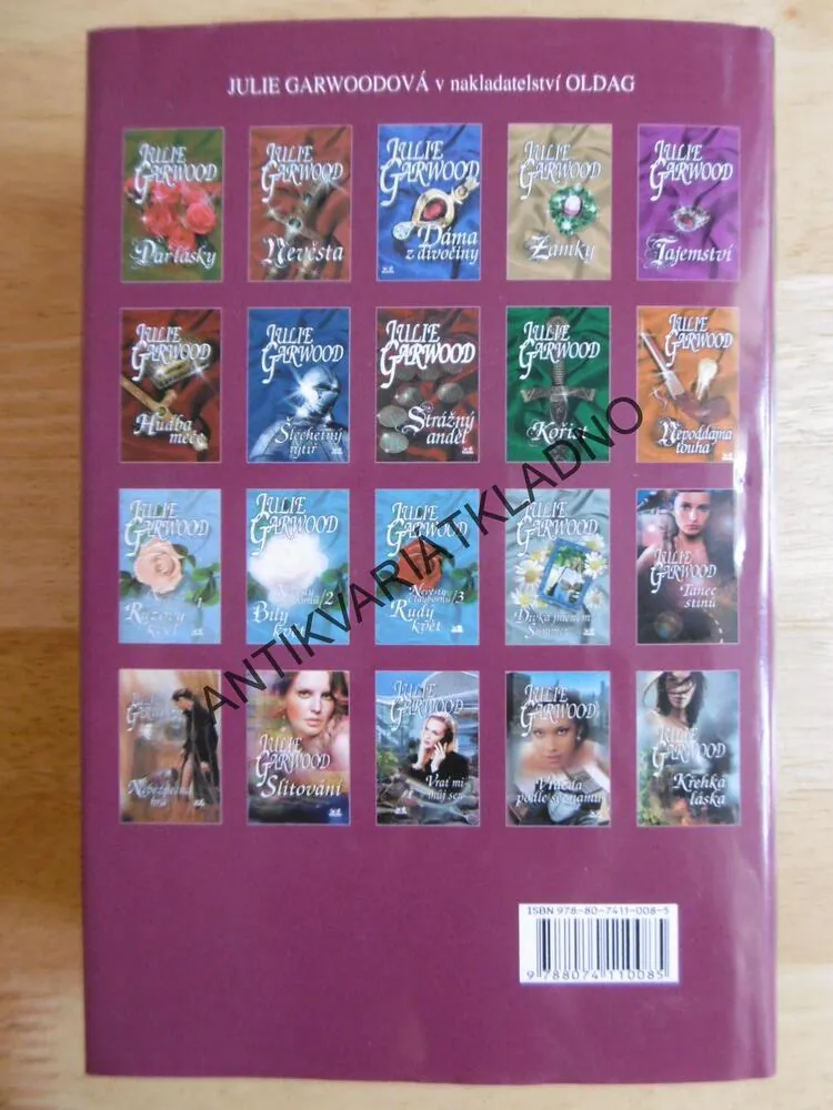 KRÁLOVA MILENKA, JULIE GARWOOD, GARWOODOVÁ, **an