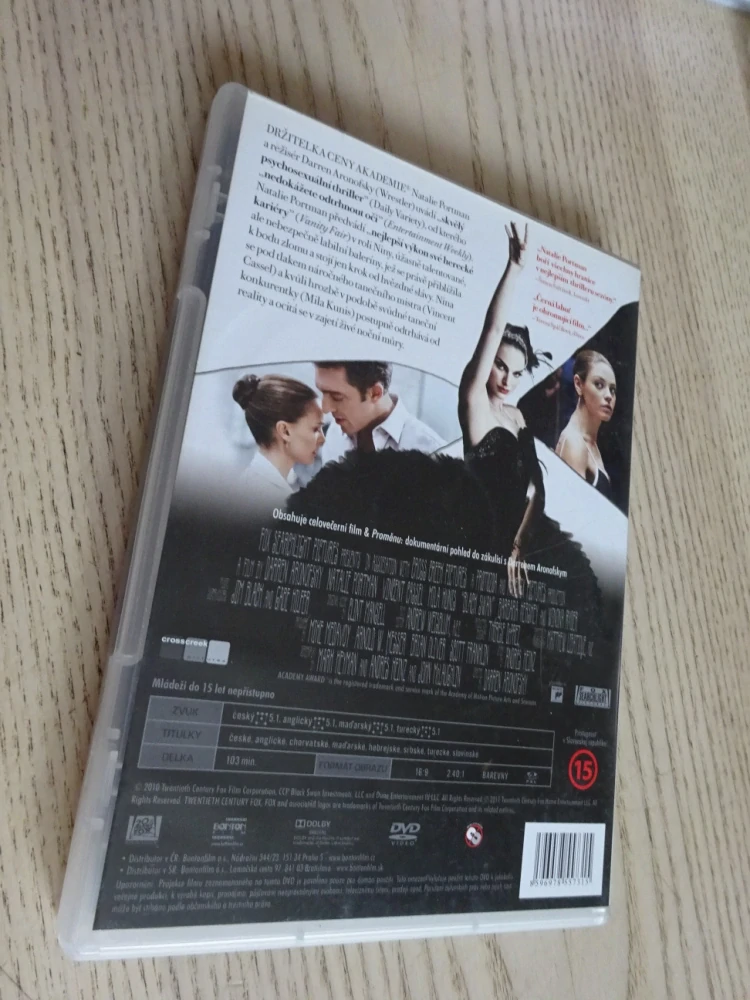 ČERNÁ LABUŤ, DVD FILM