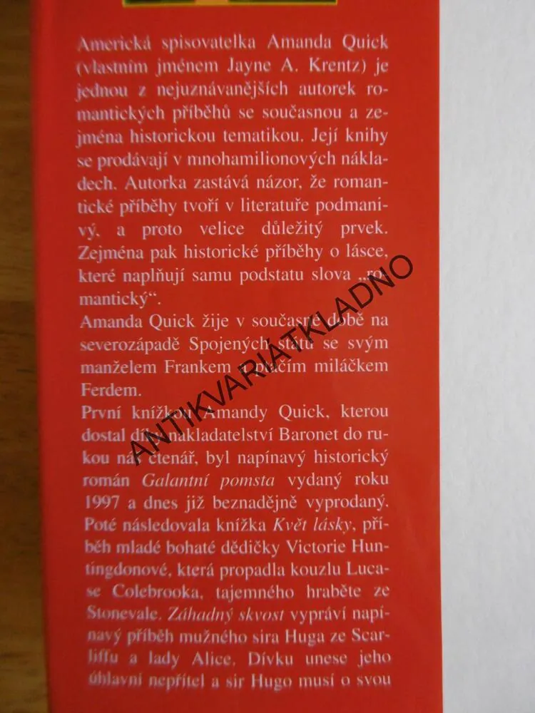 VEZMU SI TĚ, AMANDA QUICK