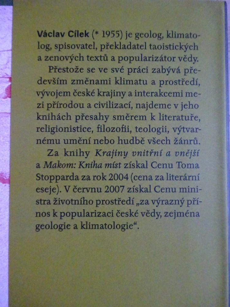 VĚCI, KTERÉ ZÁŘÍ, VÁCLAV CÍLEK, **an