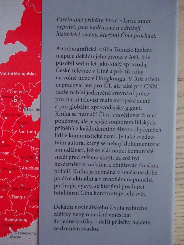 TOMÁŠ ETZLER: NOVINÁŘEM V ČÍNĚ, **an