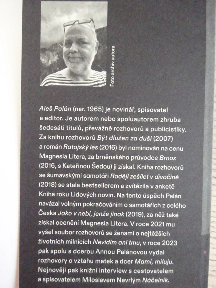 MUŽ, KTERÝ SÁZÍ BOROVICI BLATKU, ALEŠ PALÁN, **an