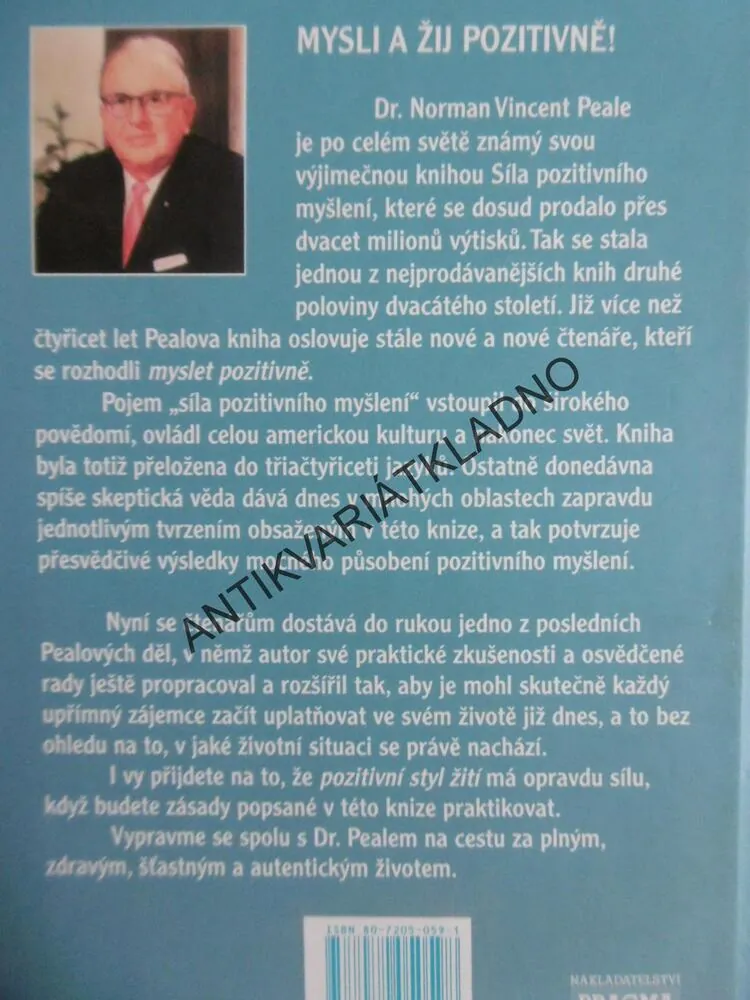 SÍLA POZITIVNÍHO ŽITÍ, NORMAN VINCENT PEALE, **an
