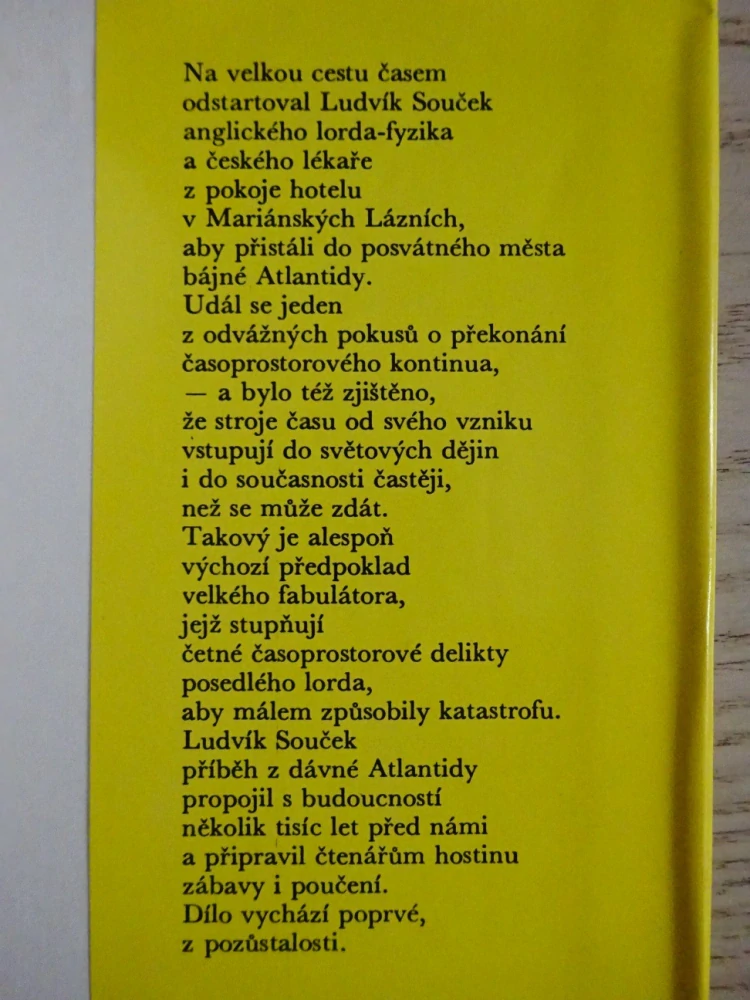 BOHOVÉ ATLANTIDY, LUDVÍK SOUŠEK, **an