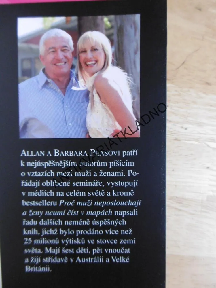 PROČ MUŽI CHTĚJÍ SEX A ŽENY  POTŘEBUJÍ LÁSKU, ALLAN A BARBARA PEASOVI, **an