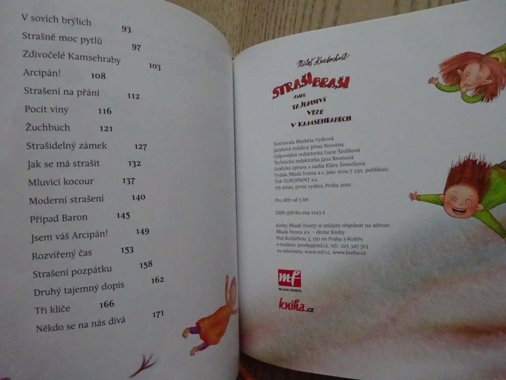 STRAŠI BRAŠI ANEB TAJEMSTVÍ VĚŽE V KAMSEHRABECH, MILOŠ KRATOCHVÍL, MARKÉTA VYDROVÁ, **an