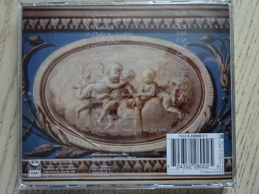 IVETA BARTOŠOVÁ, VE JMÉNU LÁSKY, CD HUDBA