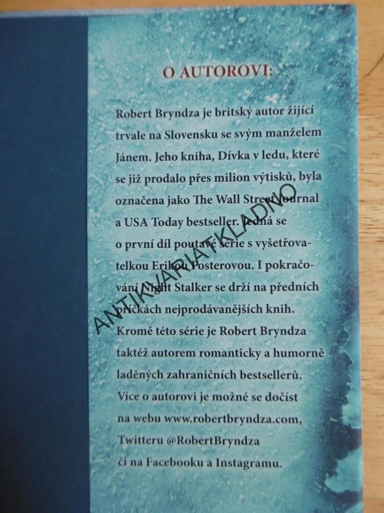 DÍVKA V LEDU, ROBERT BRYNDZA, **an