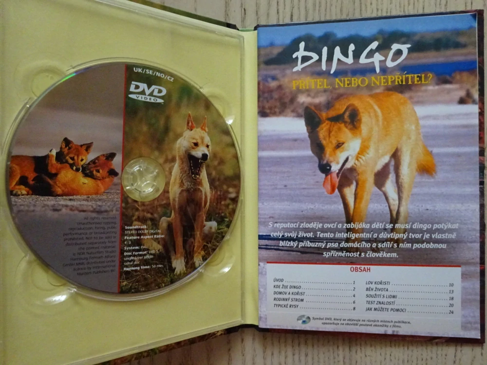 PŘÍTEL NEBO NEPŘÍTEL?, PES DINGO, DVD FILM