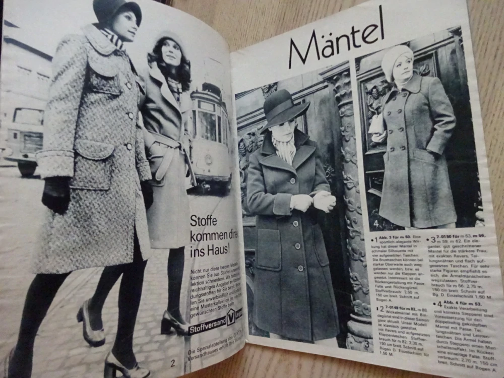 PRAMO 9/73, PRAKTISCHE MODE, MÓDA, ČASOPIS, NĚMECKY