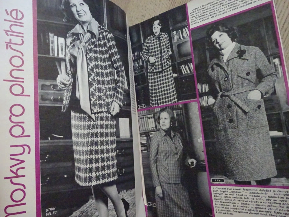 ŽENA A MÓDA 11/1976, OBLEČENÍ, ČASOPIS