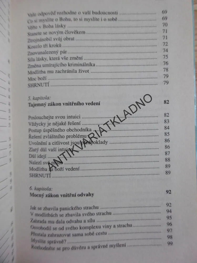 ZÁKONY MYŠLENÍ A VÍRY, JOSEPH MURPHY, **an