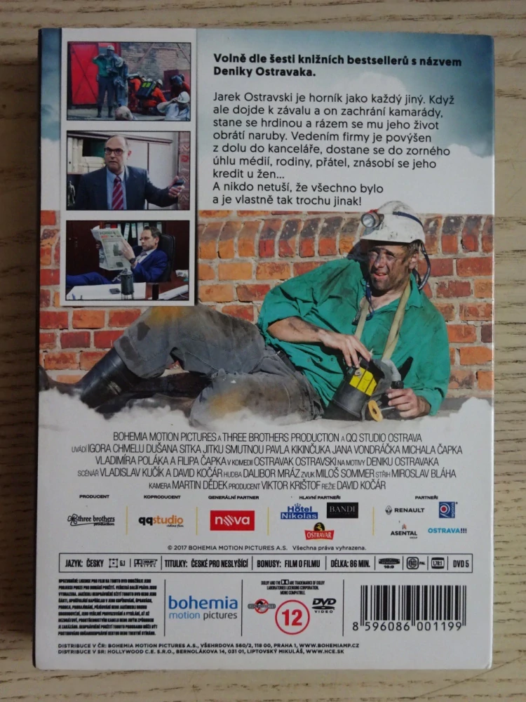 OSTRAVAK OSTRAVSKI, I. CHMELA, DVD FILM ČR