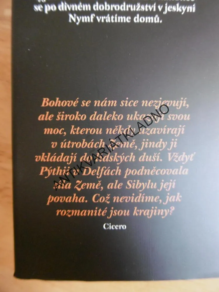 ORFEUS, KNIHA PODZEMNÍCH ŘEK, VÁCLAV CÍLEK