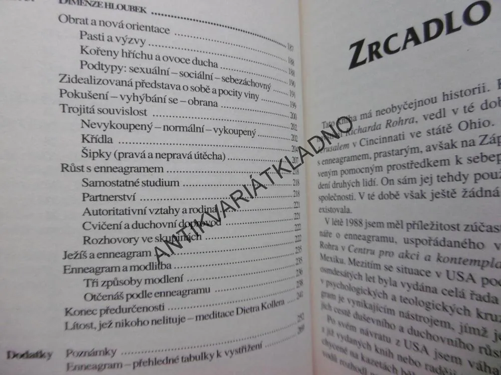 ENEAGRAM DEVĚT TVÁŘÍ DUŠE, ROHR, EBERT, **an