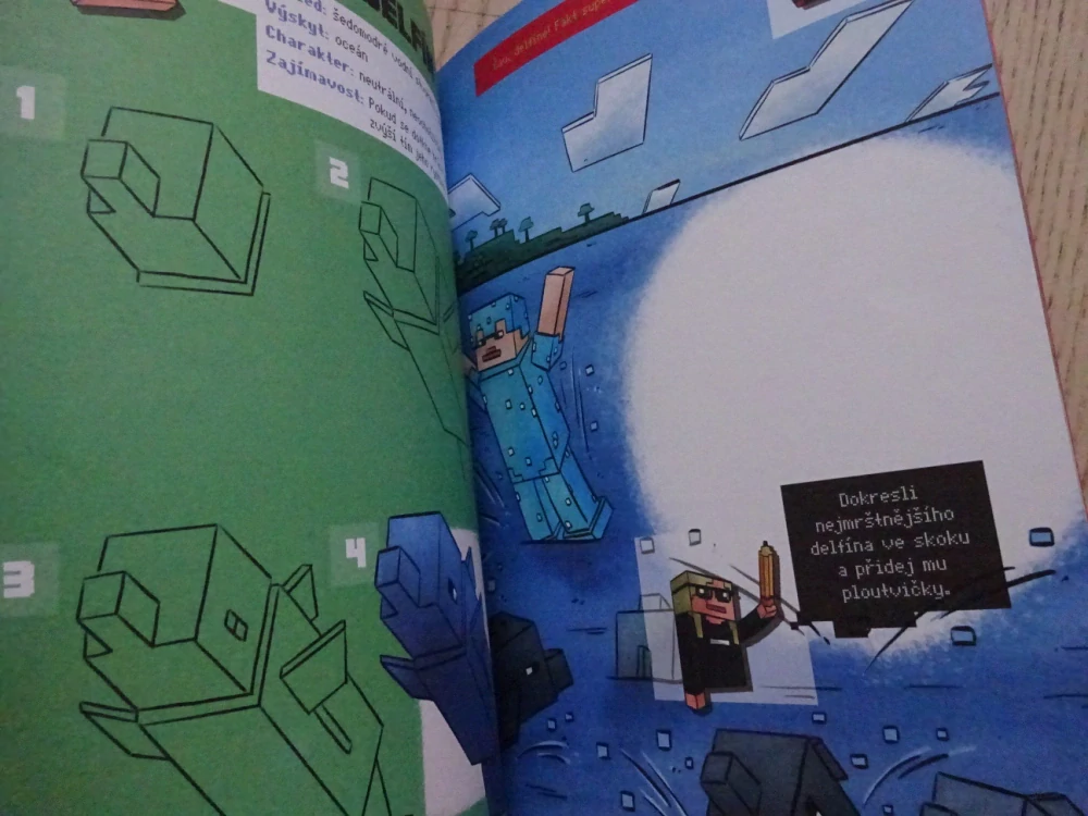 MINECRAFT, KRESLENÍ PRO MINECRAFŤÁKY, SKINY, MONSTRA A ZVÍŘATA, **an