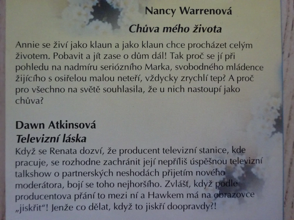 VESELÉ LÁSKY, NANCY WARRENOVÁ, DAWN ATKINSOVÁ, **an