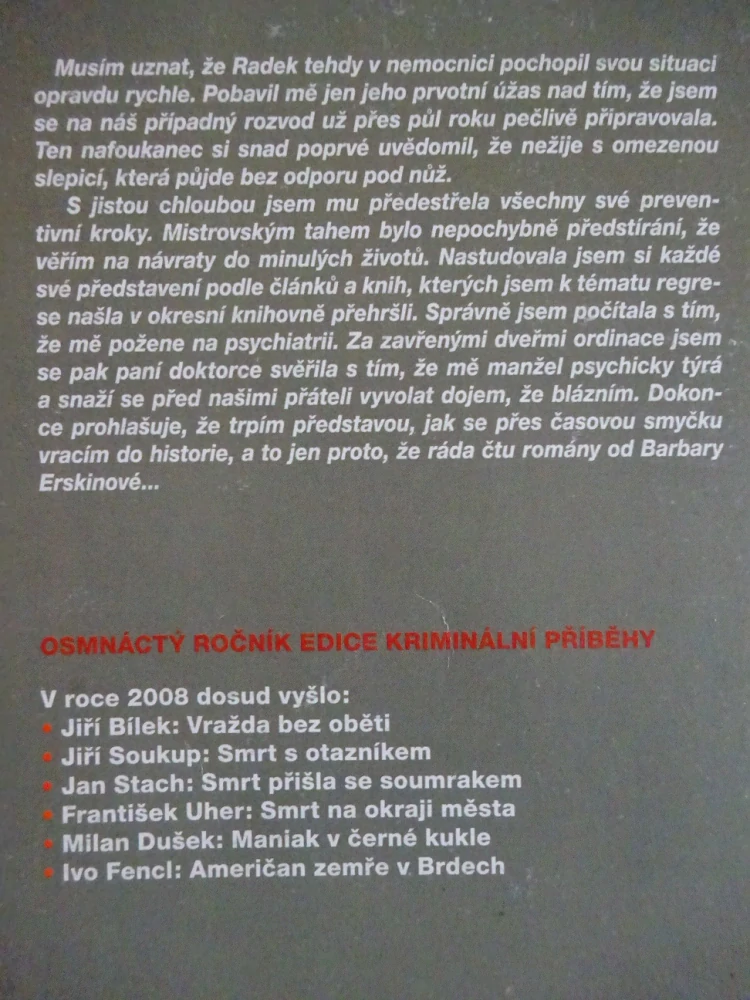 SMRT SI JDE PRO ELIŠKU, HANA DOUBKOVÁ, STANISLAVA CHMELANOVÁ, **an