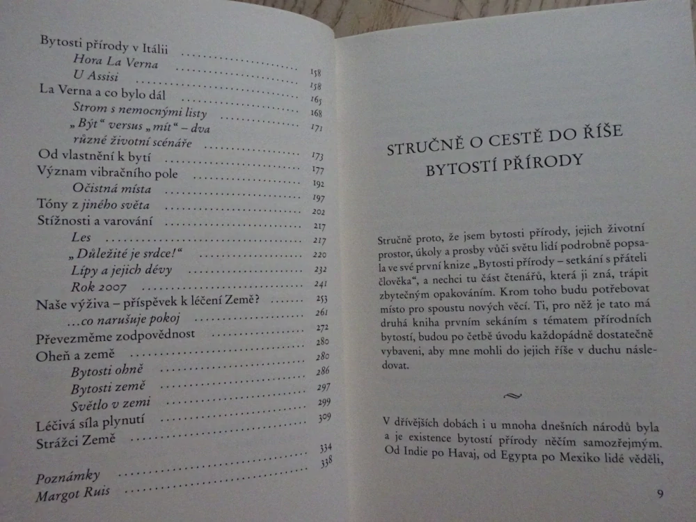 BYTOSTI PŘÍRODY A LÉČENÍ ZEMĚ, MARGOT RUIS, **an