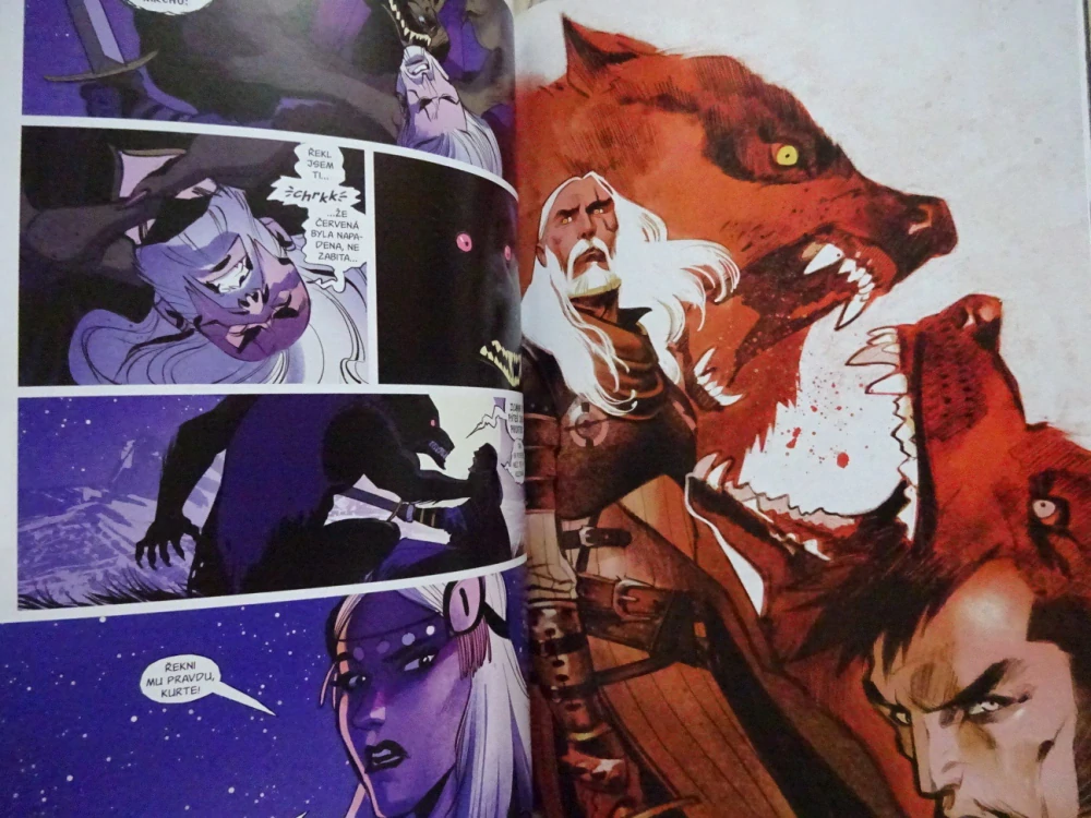 ZAKLÍNAČ, BALADA O DVOU VLCÍCH, KOMIKS, **an