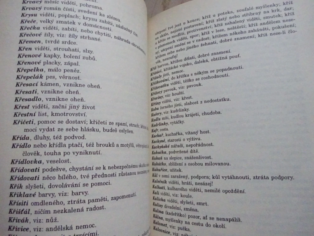 ČESKÝ SNÁŘ, VÝKLAD VŠECH SNŮ, **an