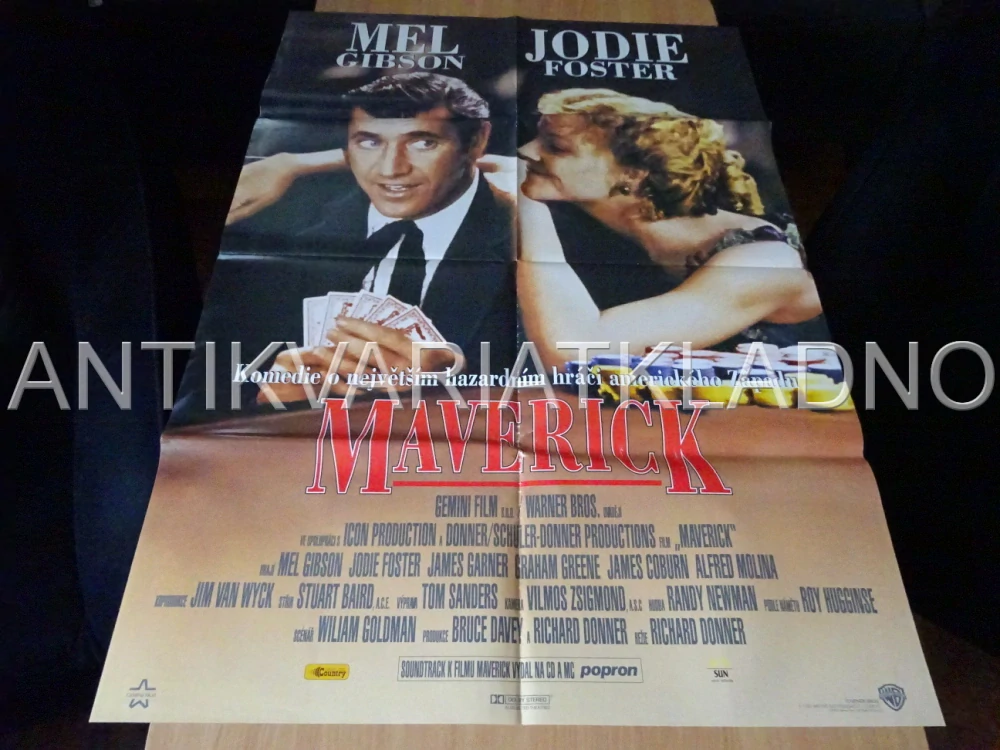 MAVERICK, M. GIBSON, J. FOSTER, PLAKÁT 1177