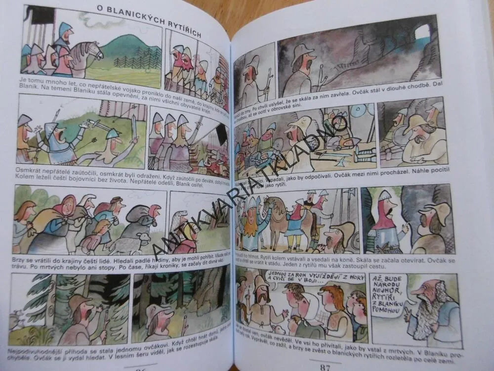 OBRÁZKY Z ČESKÝCH DĚJIN A POVĚSTÍ, ČERNÝ, ZÁTKA,. ADLA, KALOUSEK, 2014, **an