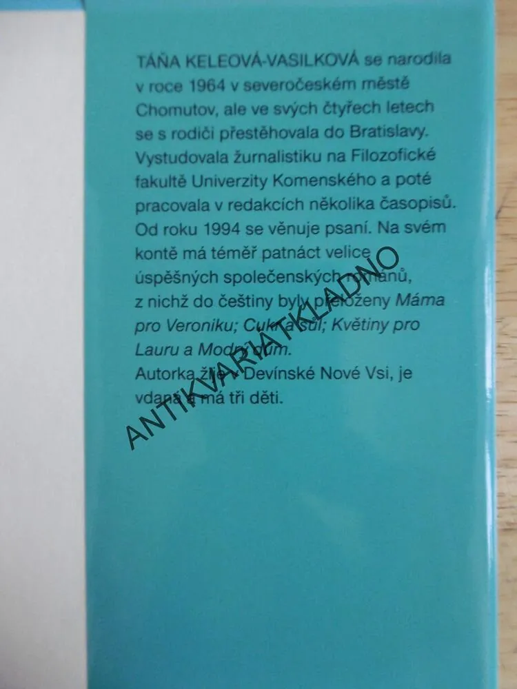 MÁMA PRO VERONIKU, TÁŇA KELEOVÁ- VASILKOVÁ,
