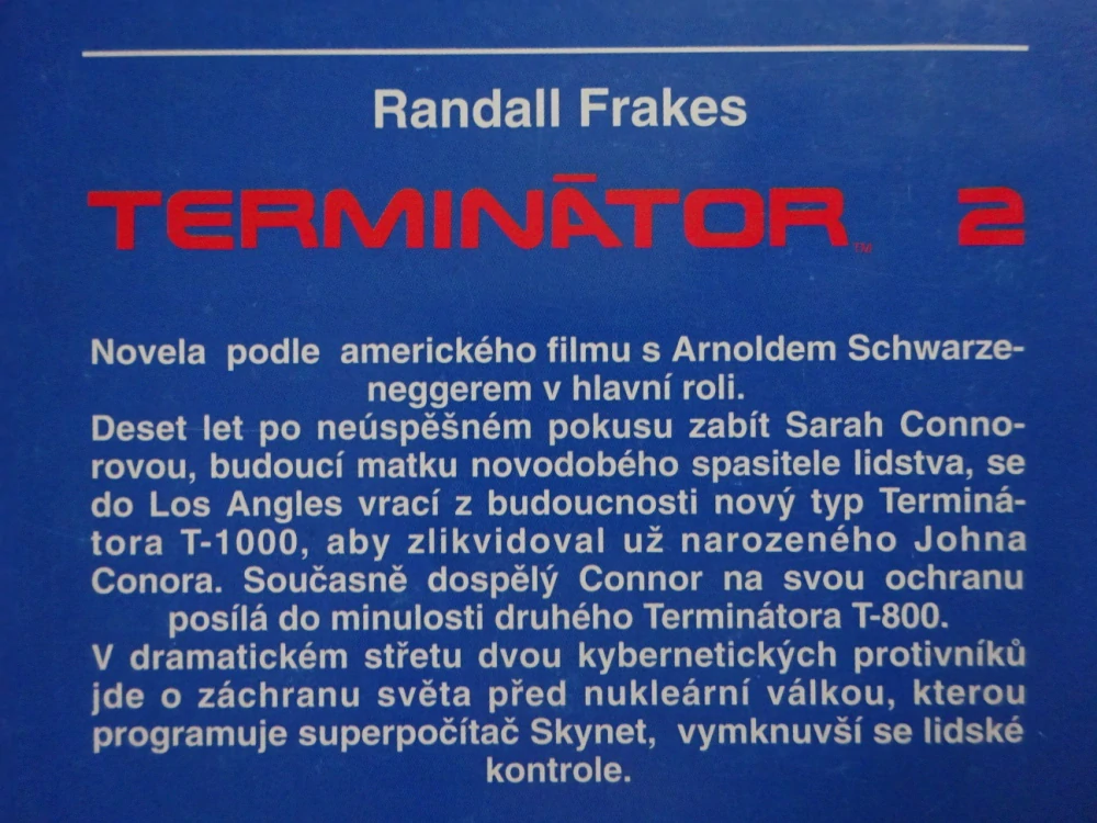 TERMINÁTOR 2, DEN ZÚČTOVÁNÍ, ARNOLD SCHWARZENEGGER, **an