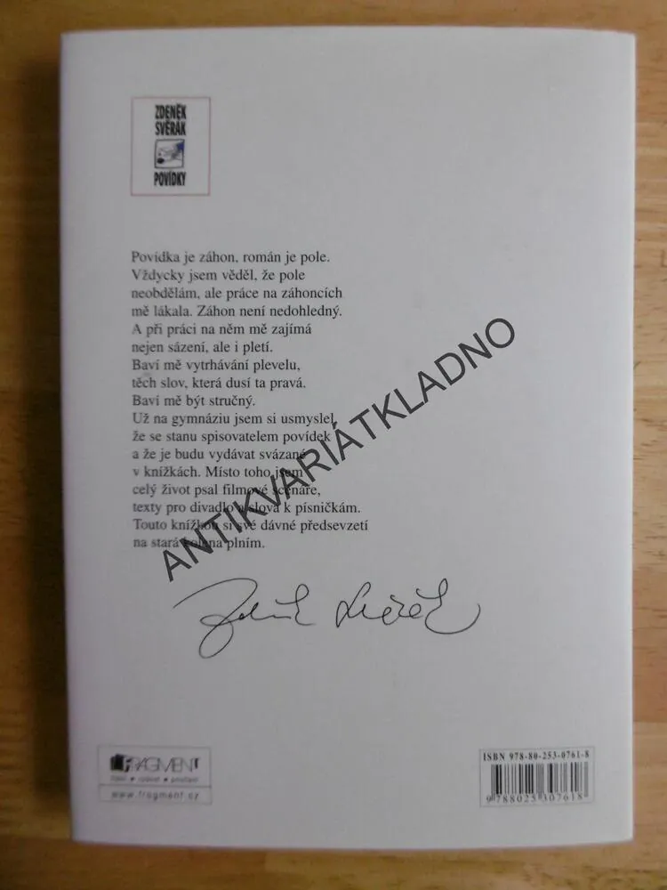 POVÍDKY, ZDENĚK SVĚRÁK, **an