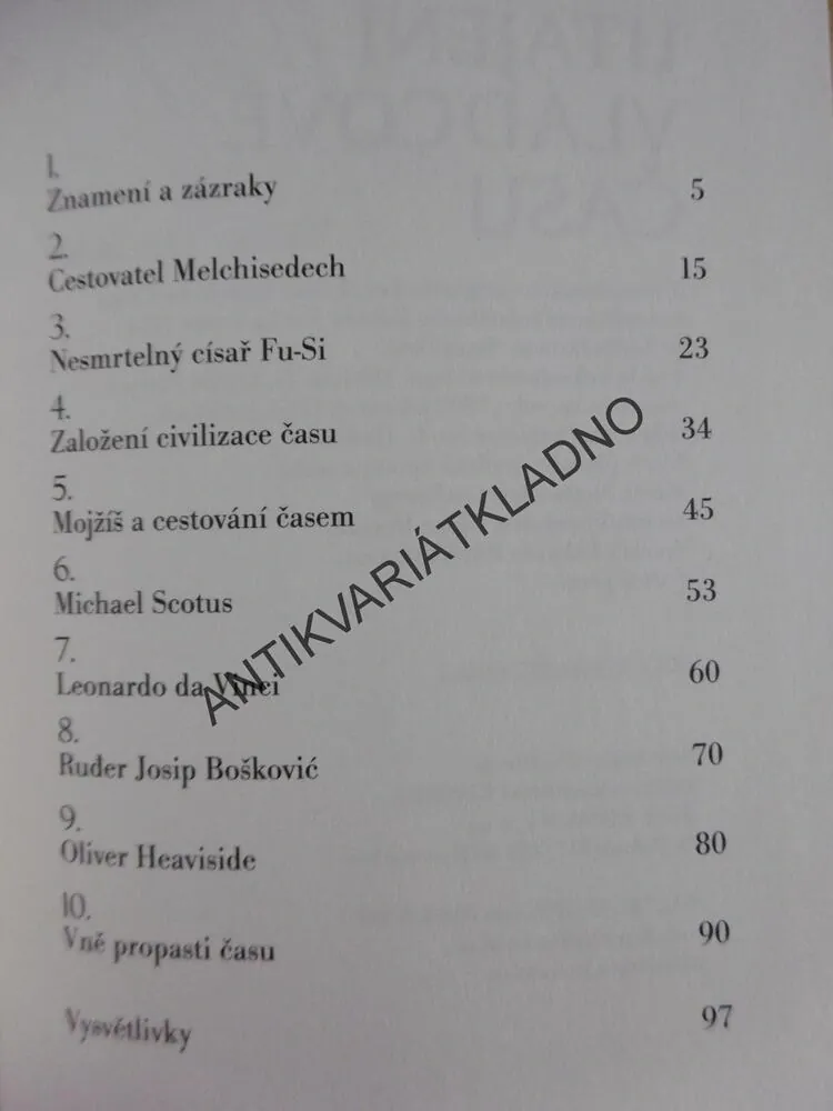 UTAJENÍ VLÁDCOVÉ ČASU, JAQUES BERGIER