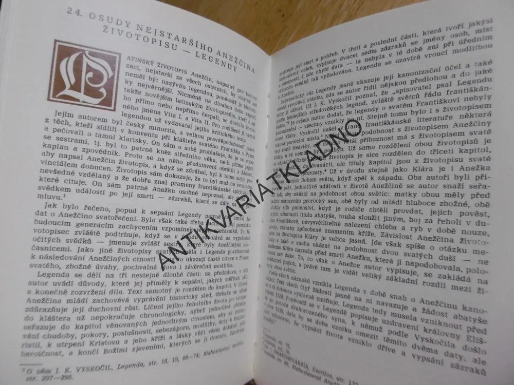SVĚTICE ANEŽKA PŘEMYSLOVNA, JAROSLAV POLC, **an