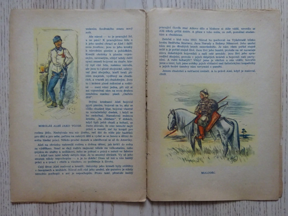 OHNÍČEK Č. 14/1951, KOMIKS, NEPRAKTA, SEKORA, BURIAN