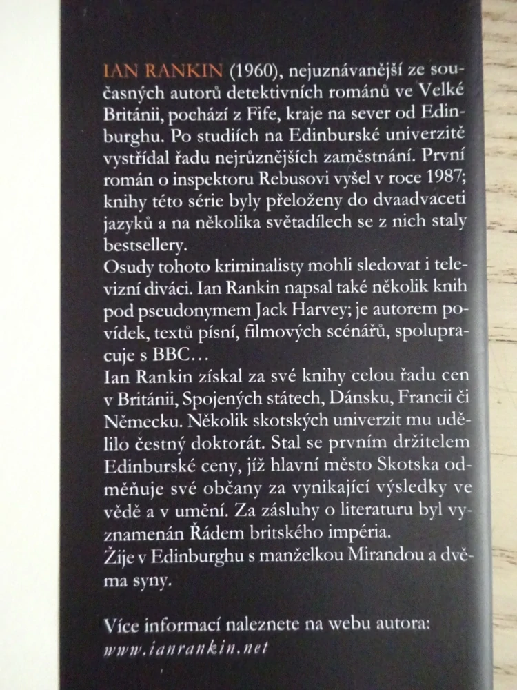 OMNIBUS, JACK NA ODSTŘEL, ČERNÁ KNIHA, PŘÍČINY SMRTI, IAN RANKLIN, **an