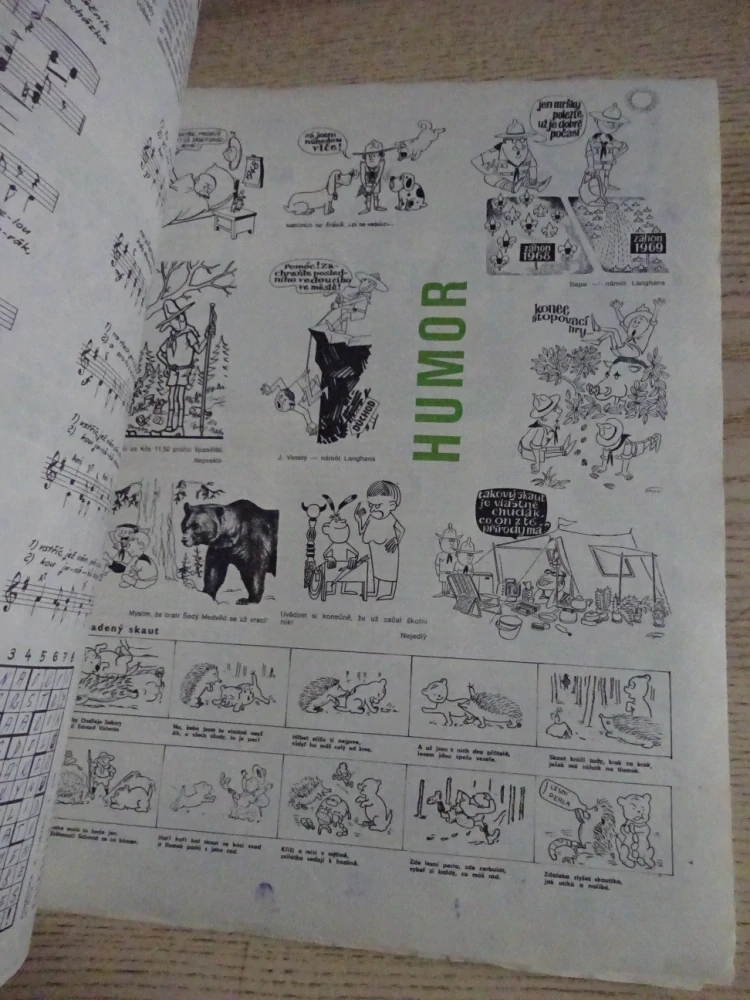 JUNÁK, SKAUT, 1-2/1968, **an