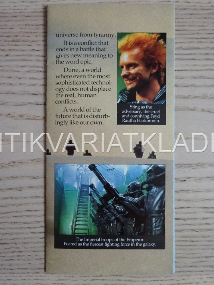 DUNA, K. MACLACHLAN, F. ANNIS, FILMOVÝ LETÁK