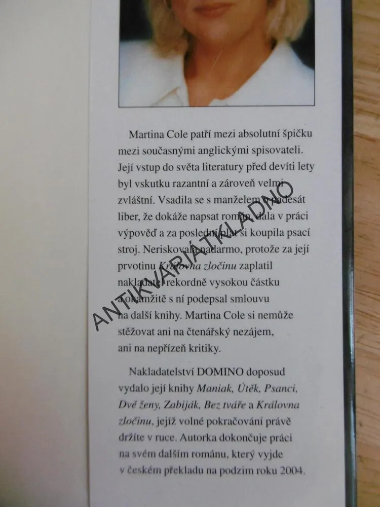 ŠPINAVÁ HRA, MARTINA COLE