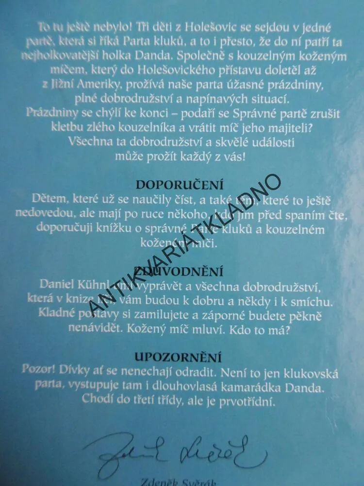 SPRÁVNÁ PARTA A ZRUŠENÁ KLETBA, DANIEL KÜHNL, **an