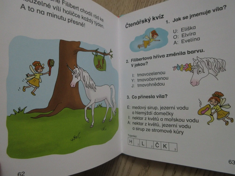 KOUZELNÉ PŘÍBĚHY PRO PRVNÍ ČETBU, 1. TŘÍDA, **an