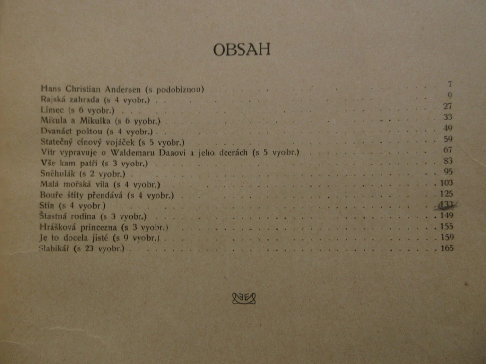ANDERSENOVY POHÁDKY, 3. DÍL, **an