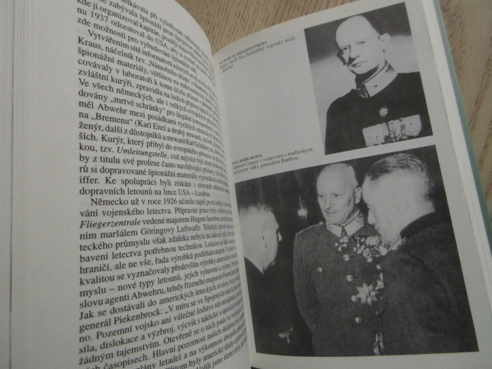 ADMIRÁL CANARIS A JEHO ABWEHR, JIŘÍ BROŽ, **an