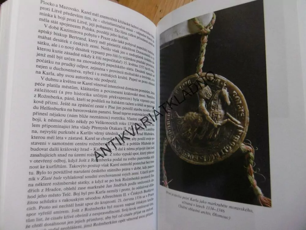 KAREL IV. HISTORIE ŽIVOTA VELKÉHO VLADAŘE, FRANTIŠEK KAVKA, **an