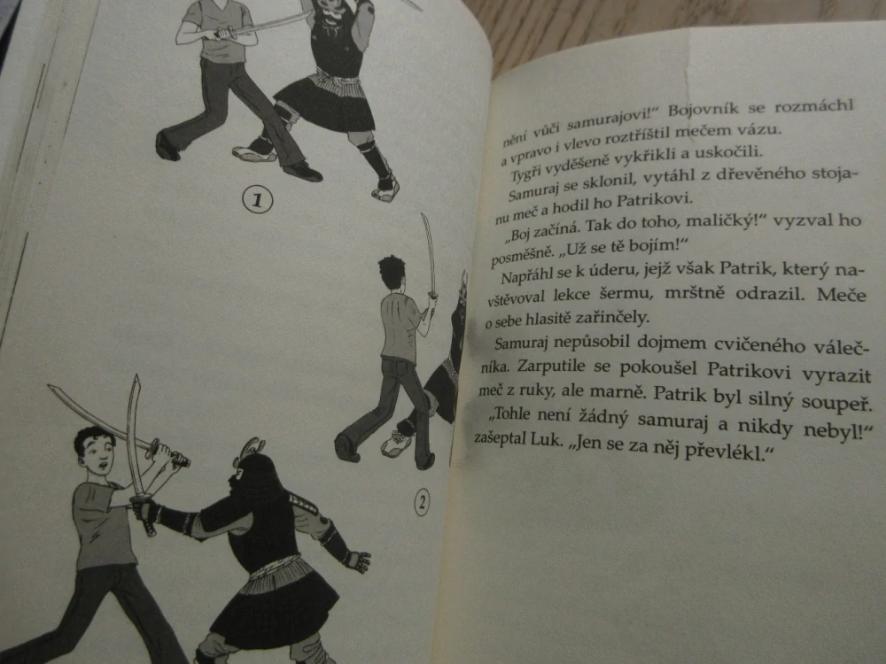 PŘÍPAD PRO TEBE A KLUB TYGRŮ, SAMURAJŮV MEČ, THOMAS C. BREZINA, **an