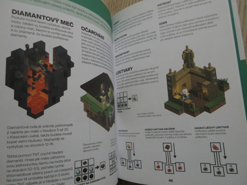 MINECRAFT: PRŮVODCE FARMAŘENÍM, MOJANG, **an
