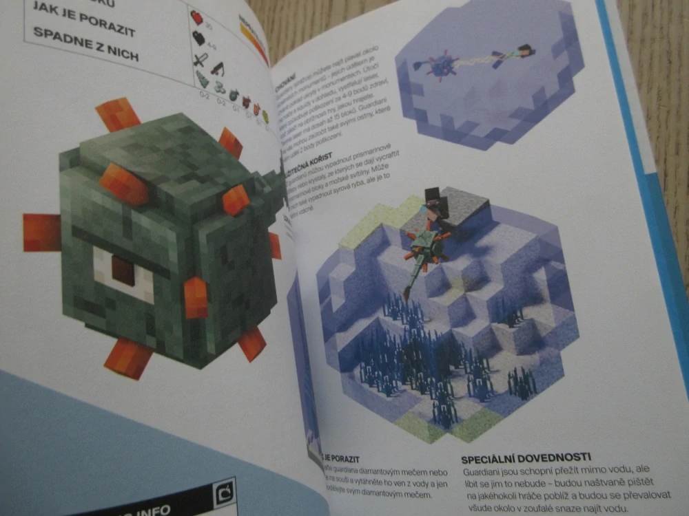 MINECRAFT: PRŮVODCE PRO PŘEŽITÍ V OCEÁNECH, MOJANG, **an